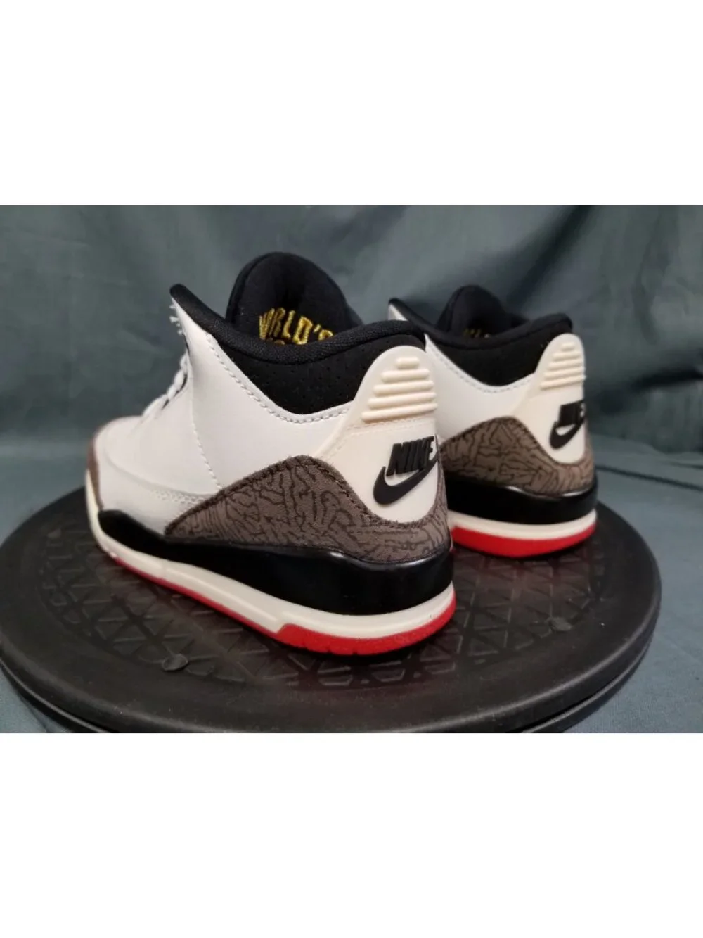 Jordan 3 Retro (PS) World's Best Dad DM0966 103 Size 13c NEW NO BOX !!